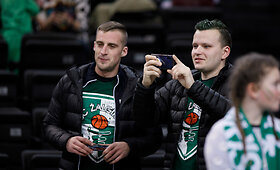 &bdquo;Žaliai-balti&ldquo; nudažė arenos tribūnas