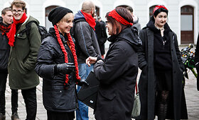 Kaune surengtos moterų solidarumo eitynės