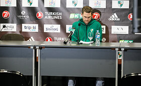 Martino Schillerio spaudos konferencija prie&scaron; rungtynes su turkais