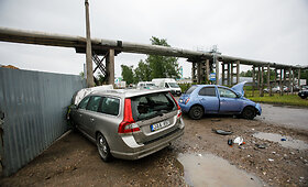 &bdquo;Volvo&ldquo; ir &bdquo;Nissan&ldquo; avarija Kaune