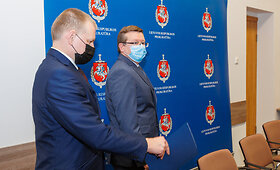 Konferencija prokuratūroje dėl ky&scaron;iu kaltinamo teisėjo