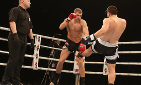 Sergejus Kuvalda Maslobojevas prie&scaron; Martyną Knyzelį