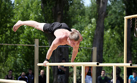 Gatvės gimnastų varžybos Kaune