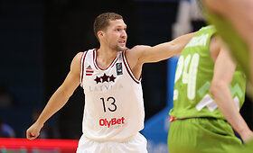 Europos krep&scaron;inio čempionatas: Latvija &ndash; Slovėnija