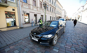 Kaune sulaikytas nuo policijos sprukęs BMW