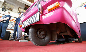 Trijų ratų angli&scaron;kas automobilis &bdquo;Reliant Robin&ldquo;