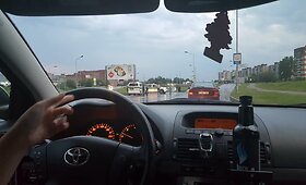 Sekmadienio vakarą Kauną užklupęs lietus užliejo gatves
