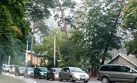 Ryto spūstyse paskendęs Kaunas