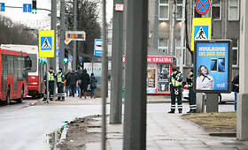Kaune centre kelių policija surengė reidą