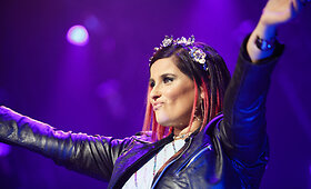 Kanadienė Nelly Furtado surengė koncertą Kaune