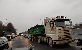 Dėl avarijos Karmėlavoje susiformavo spūstis