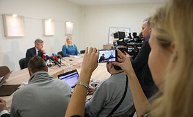 Viktoras Pranckietis Kaune atsakė į klausimus dėl žemės
