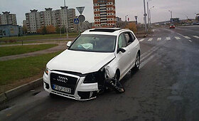 Kaune sudaužyta metų senumo &bdquo;Audi&ldquo;