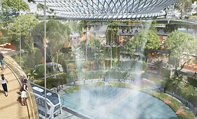Naujas Singapūro Jewel Changi oro uostas primins rojų