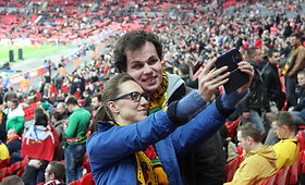 Lietuvos ir Anglijos futbolo sirgaliai Londone ir &bdquo;Wembley&ldquo; stadione