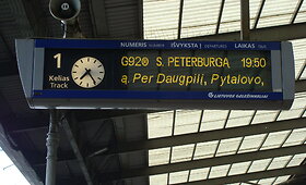  Paskutinio reiso traukiniu i&scaron; Vilniaus į Sankt Peterburgą akimirkos
