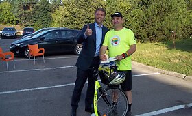 &bdquo;Paspirtuku per Lietuvą&ldquo; &ndash; pirmieji 58 km 