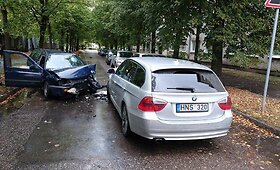 BMW ir &bdquo;VW Passat&ldquo; avarija Kaune