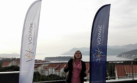Verslumo kelionės VOYAGE dalyvių prisistatymas Dubrovnike