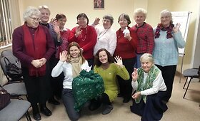 Projekto &bdquo;Senučiukai&ldquo; puslapyje &ndash; įvairūs senelių namų gyvenimo momentai