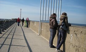 &Scaron;ilumos ir saulės mėgėjai sekmadienį traukė į pajūrį
