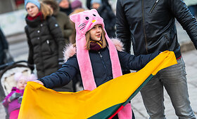 Klaipėdoje &ndash; Ukrainos palaikymo akcija