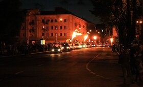 Ugnies paradas Klaipėdoje