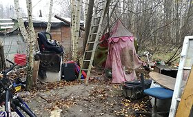 Paupy Klaipėdoje &ndash; benamių rezidencija