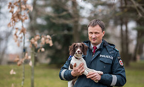 Naujoji Klaipėdos pareigūnų kolegė &ndash; spanielė Mėta