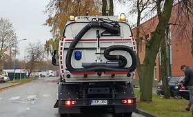 Klaipėdoje į gatves i&scaron;riedės naujutėlaitės valymo ma&scaron;inos