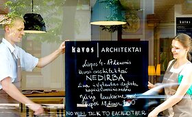 Architektai, pabėgę į kavos pasaulį