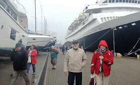 Turizmo sezonas atidarytas: į Klaipėdą atplaukė pirmas kruizinis laivas