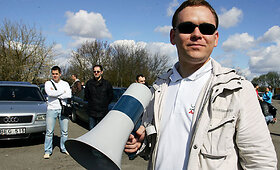 Vairuotojų protesto akcija Kaune