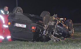 &bdquo;VW Golf&ldquo; avarija Kaune