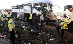 Prancūzijoje avariją patyrė turistų autobusas