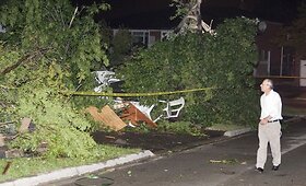 Kanadoje praūžė tornadas