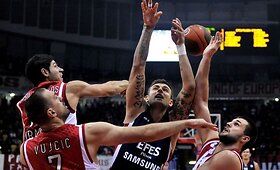 &bdquo;Olympiacos&ldquo; užtikrintai įveikė svečius i&scaron; Turkijos
