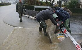 Dėl liūčių tvinsta kai kurie Didžiosios Britanijos regionai