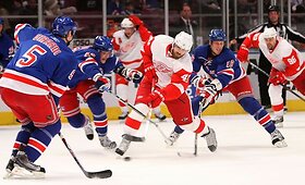 NHL: Detroito &bdquo;Red Wings&ldquo; pergalė prie&scaron; &bdquo;Rangers&ldquo;