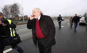 &Scaron;ustauskas i&scaron;važiavo į magistralės blokadą