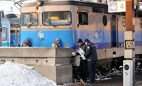 Kroatijoje keleivinis traukinys atsitrenkė į geležinkelio buferį