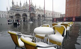 Venecijoje &ndash; didžiausias metų potvynis