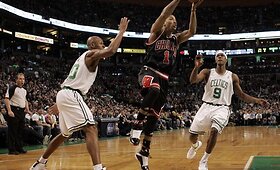 &bdquo;Bulls&ldquo; nesunkiai įveikė &bdquo;Celtics&ldquo; krep&scaron;ininkus