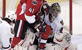 NHL: &bdquo;Senators&ldquo; sutriu&scaron;kino &bdquo;Blackhawks&ldquo; ledo ritulininkus
