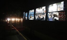 Čilėje sutrikus elektros tiekimui, &scaron;alies sostinė paskendo tamsoje