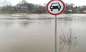 Panevėžyje i&scaron;siliejęs Nevėžis
