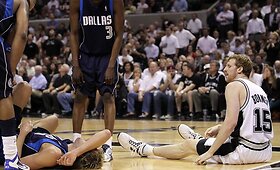 &bdquo;Spurs&ldquo; krep&scaron;ininkai &ndash; NBA lygos Vakarų konferencijos pusfinalyje