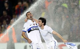 &bdquo;Inter&ldquo; triumfą &bdquo;Barcelona&ldquo; &scaron;aldė aik&scaron;tės laistymo įranga