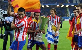 UEFA Europos lygos turnyro finale triumfavo Madrido &bdquo;Atletico&ldquo; klubas