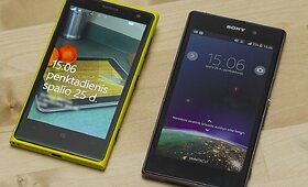 Telefonai &bdquo;Nokia Lumia 1020&ldquo; ir &bdquo;Sony Xperia Z1&ldquo;